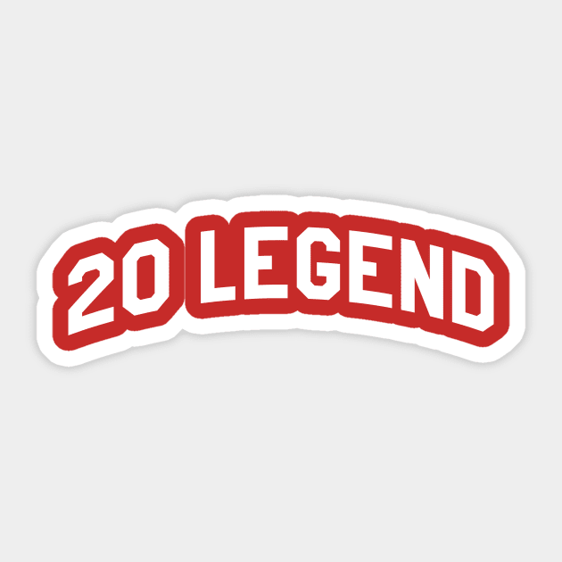 20 LEGEND Sticker by GS